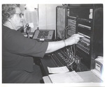 Operator at Telephone Switchboard